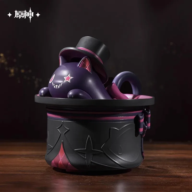Game Genshin Impact Official Genuine Product Lyney Magic Show Grinning Hat Cat Theme Halloween Christmas Gift Cosplay Ornament