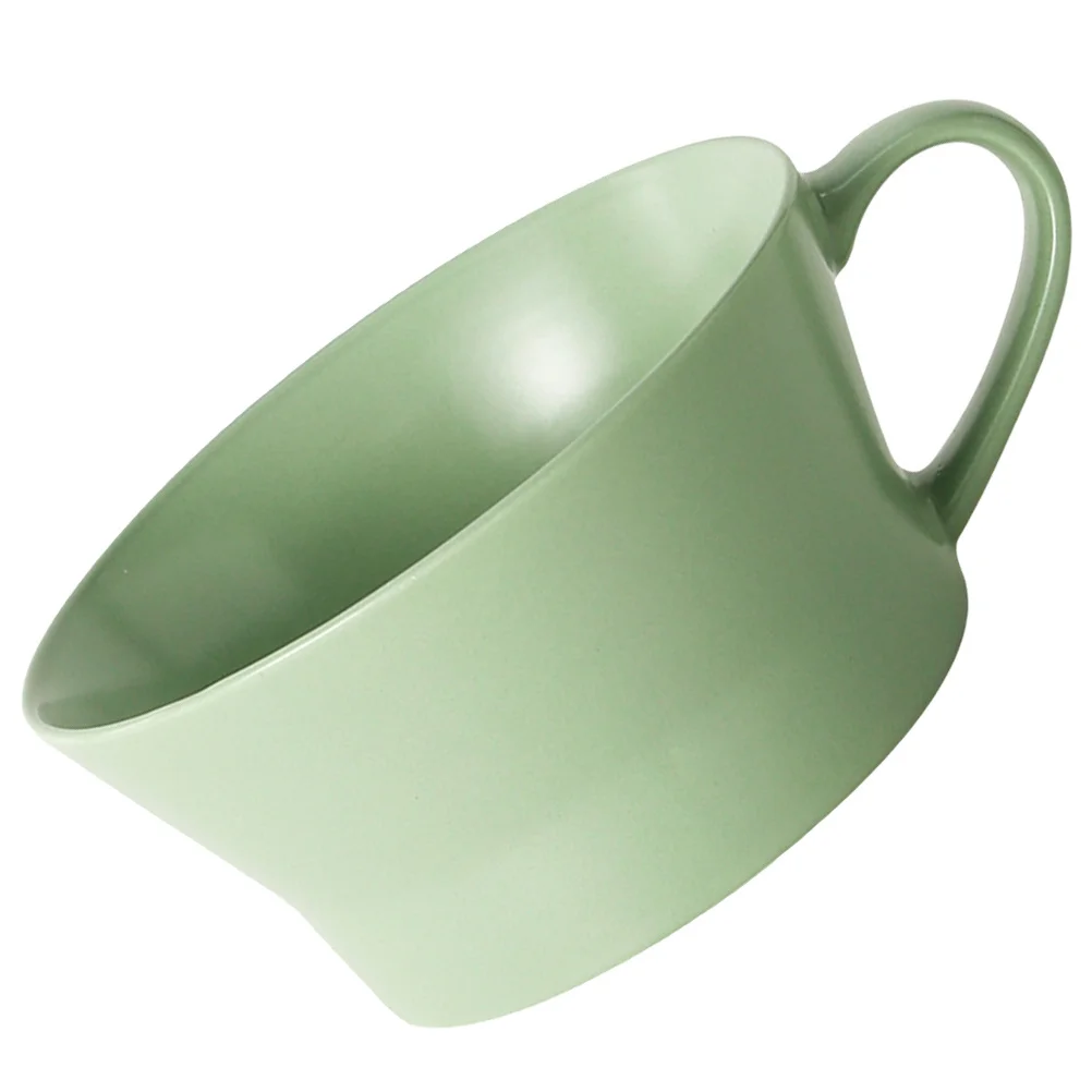 

Mugs Breakfast Cup Desktop Milk Daily Use Water Aesthetic Cups Green Creative Ceramic Exquisite