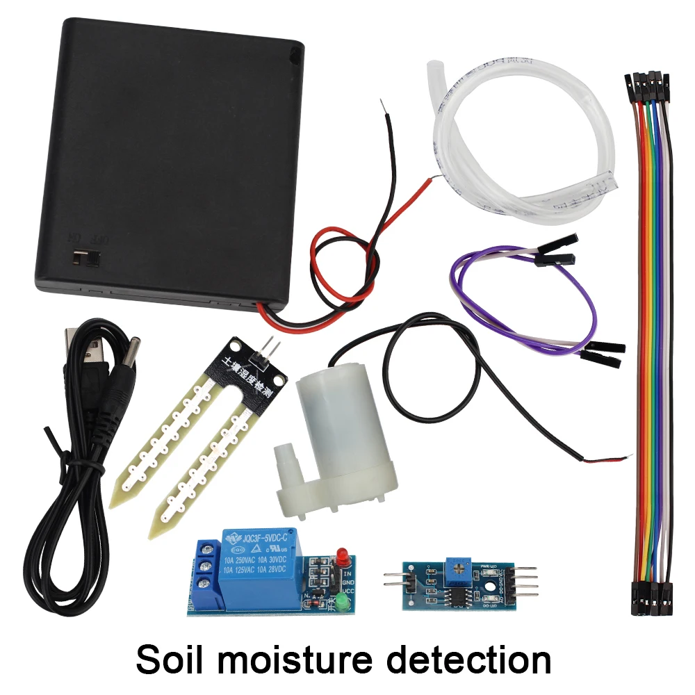 Watering Irrigation System Soil Moisture Detection Water Pump Module Kit Garden Drip Watering DIY Automatic