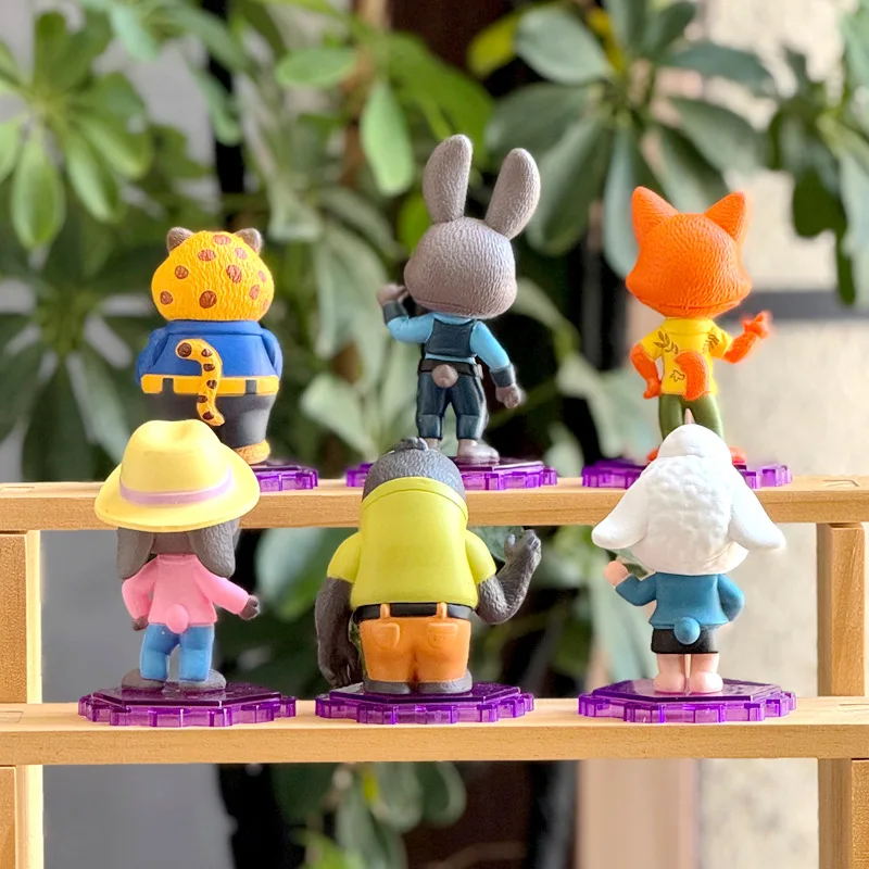 1/6 قطعة جديد ل Zootopia حلية تمثال سطح المكتب لطيف سيارة زخرفة الكرتون DIY بها بنفسك اكسسوارات هدية الكريسماس