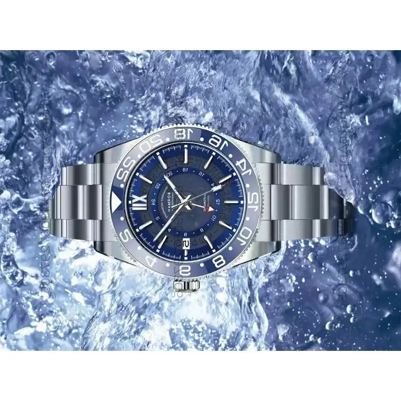 KKK 2024 new sports watch men's luminous automatic mechanical watch diving timing