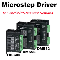 TB6600 DM556 DM542 Digital Stepper motor driver 2 phase 20-50V DC 1-5.6A for Nema17 Nema23 42 57 Stepper Motor Controller