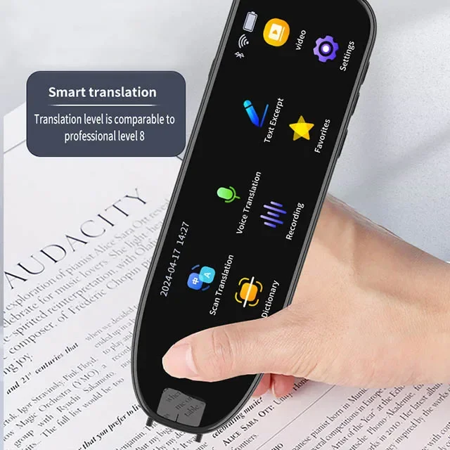 신제품 5인치 국제 버전 다국어 스캐닝 오프라인 지능형 스마트 음성 번역 펜 공장