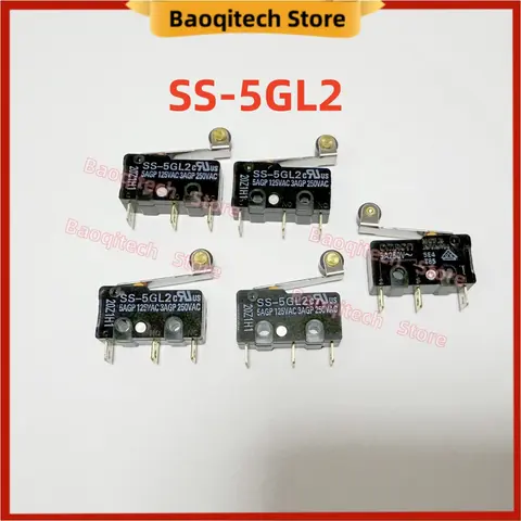 New SS Series Micro Switch SS-5GL2  Original Authentic For OMRON  Limit Micro switch SS 5A Three Straight Legs Mouse Side Key