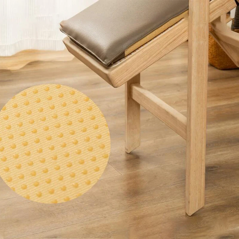 Memory Foam Chair Seat Cushion Non Slip Rubber Back Waterproof Chair Padding with Elastic Bands for Home Office Outdoor Seats