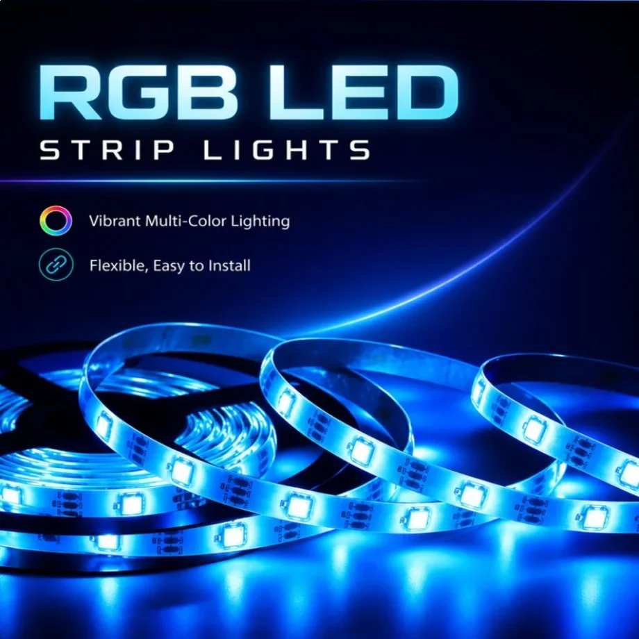 DC12V/24V WS2811 RGB Smart IC LED Tape Individually Addressable LED Strip 30/60LEDs/M Black/White PCB IP30 IP65 IP68 Waterproof
