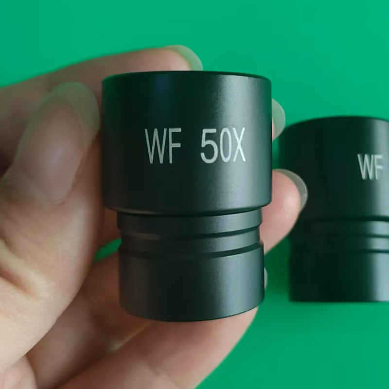 1 قطعة WF50X المجهر البيولوجي العدسة تصاعد حجم 23.2 مللي متر عدسة المجهر البصري اكسسوارات عدسة زاوية واسعة أحادي العين
