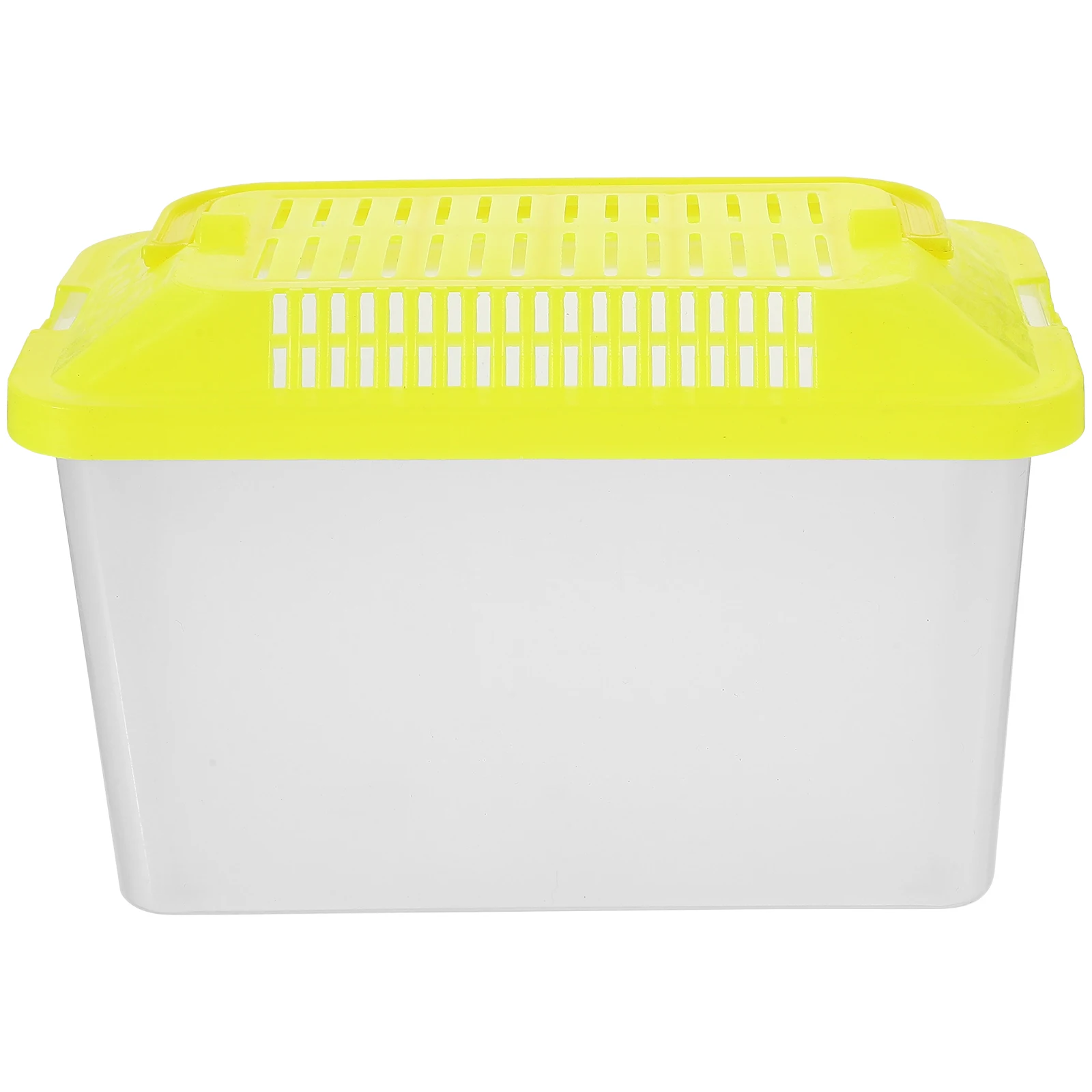 

Pet Transport Box Transporting Animals Fish Bowl with Lid Tank Hamster Cage Suite Baby Turtle Plastic Betta Hideout