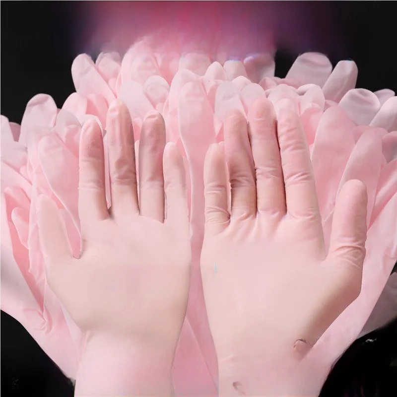 

Нитриловые одноразовые перчатки для уборки, кухни, мытья посуды, пищевые, удлиненные, бытовые перчатки