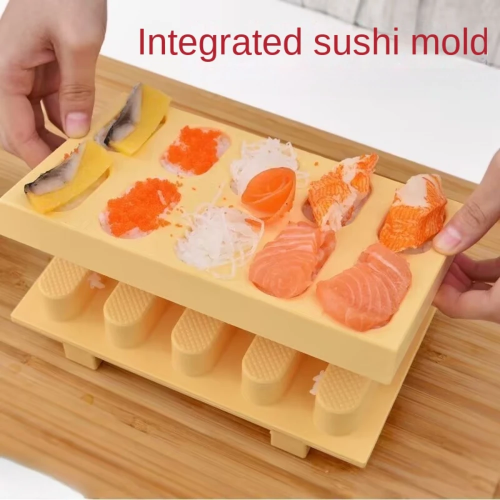 ANYOHOE 10 Rolls Sushi Maker Rice Roll Molds Japanese Sushi Tools kitchen Sushi Bento Makeing Mold Perfect for Home Party