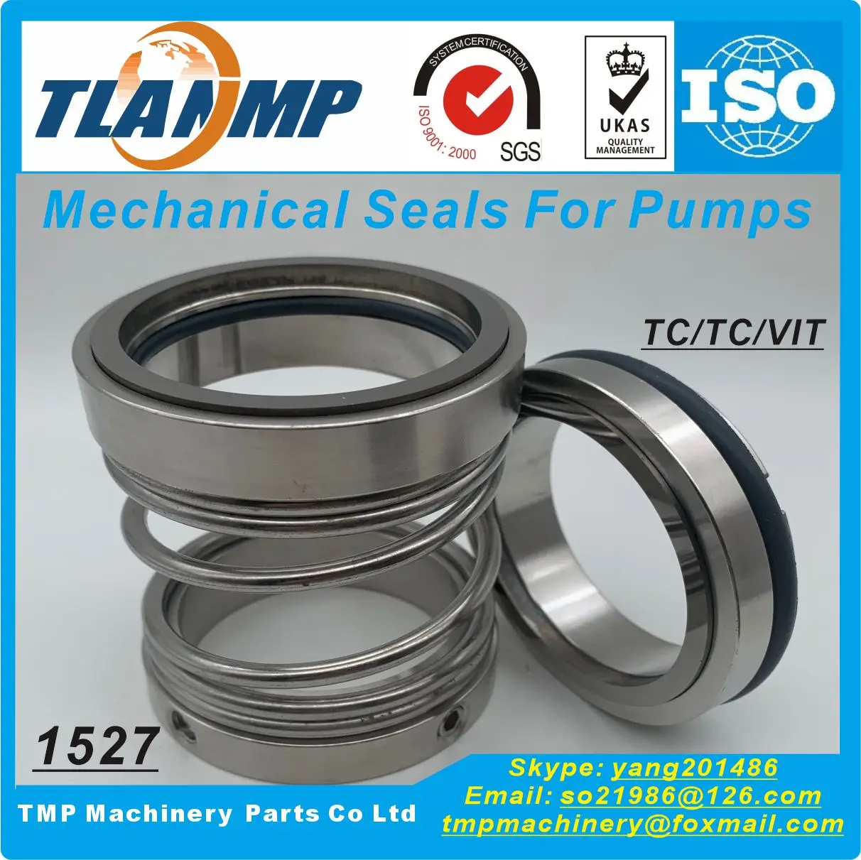 1527-25/28/35/40/45/70/80 Mechanical Seals (Material:Tungsten Carbide/FKM) For pumps