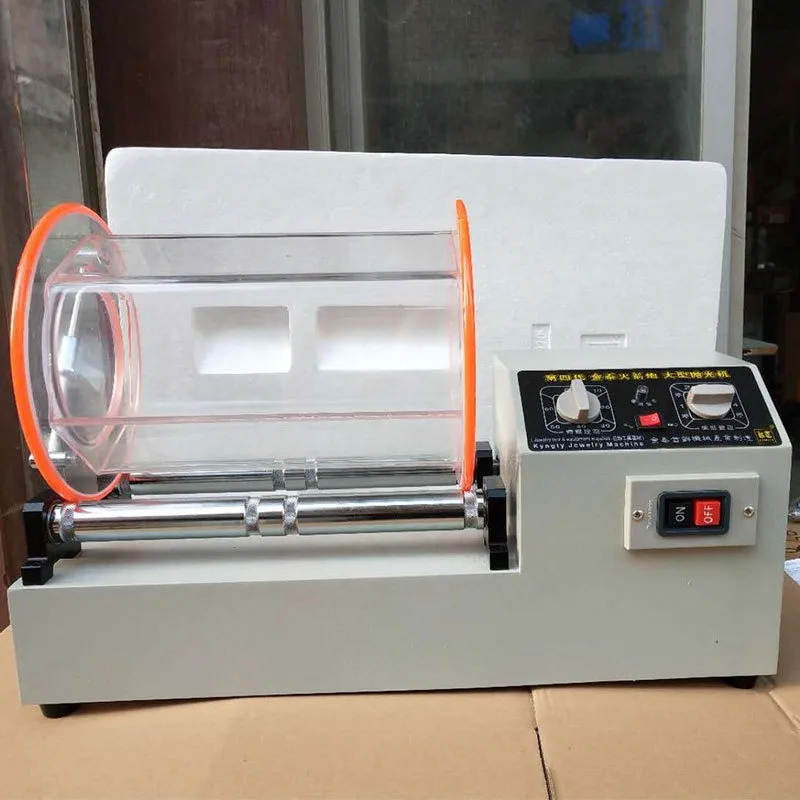 KT1320 Single Barrel Double Barrel Roller Barrel Polishing Machine Coin Washing Machine Wenwan Polishing Machine Large Jewelry