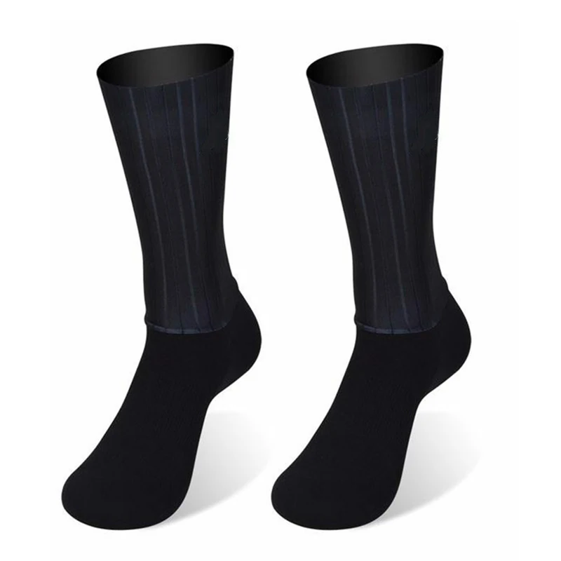 Summer Aero Bike Team New Cycling Socks Silica Gel Non-slip Breathable Pro Racing Sports Socks Men Women Calcetines Ciclismo