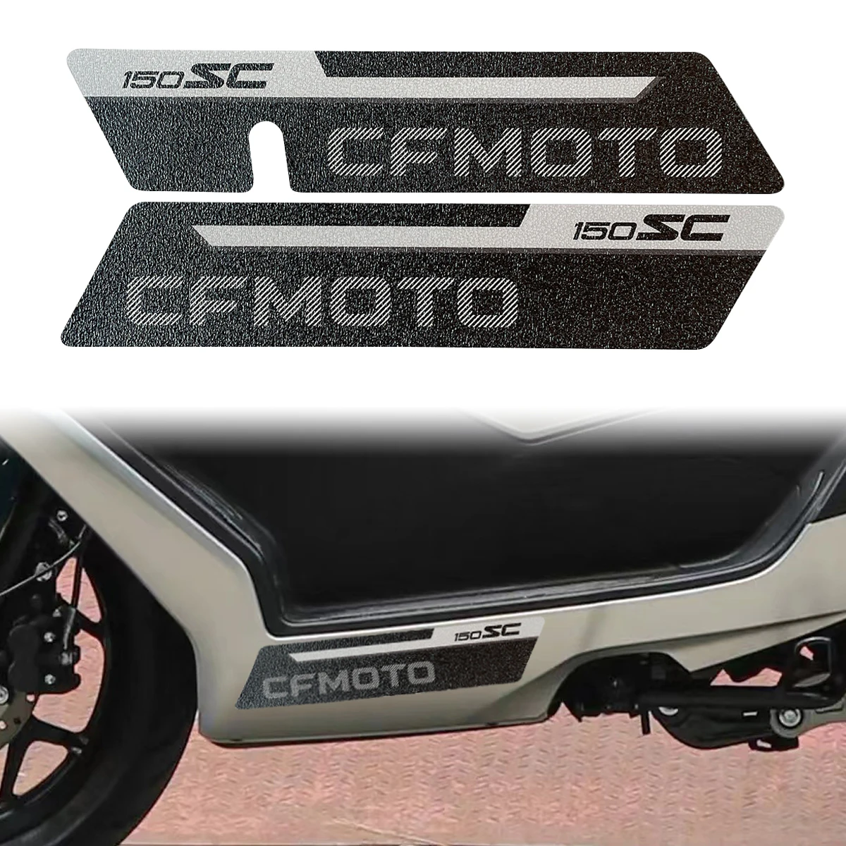 

For CFMOTO 150SC Matte Motorcycle Body Anti-Scratch Collision Resistan Protection Stickers Moto Scooter Modify Decal Accessories