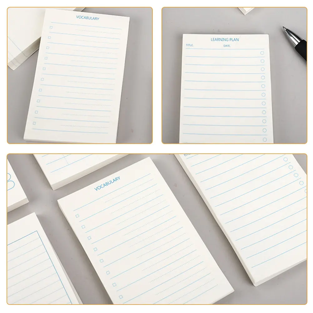 Memo Pads Small Notebooks Compact Notepads Smooth Writing Paper Vocabulary Notebook for Students to Do List