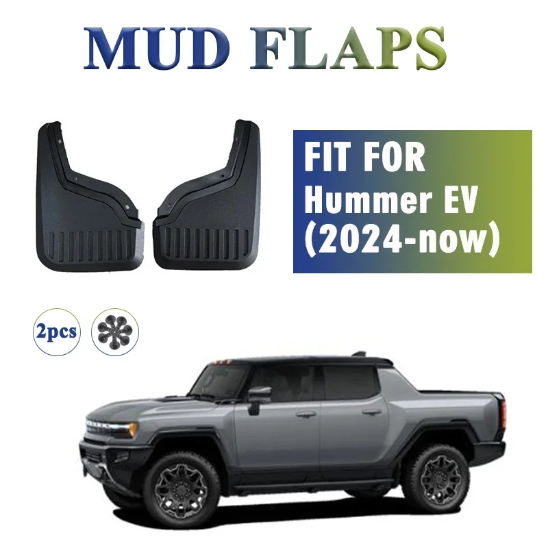 

Rear 2pcs FOR Hummer EV Mud Flap Guards Splash Mudguard Fender Mudflaps Car Accessories 2024 2025 Year