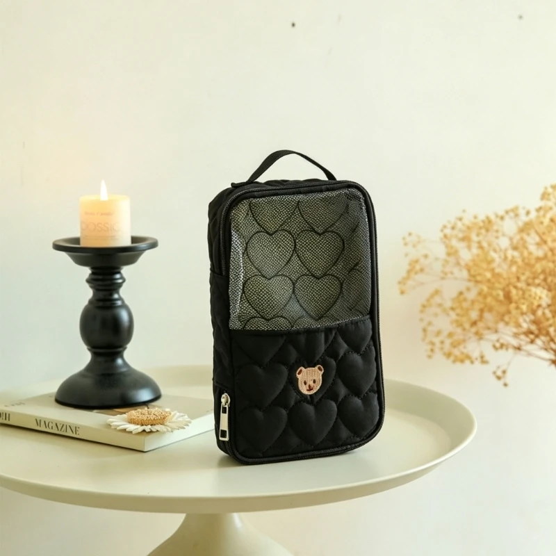  Waterproof Diaper Holder Bag With Handle Quick Access To Wipes And Changing Supplies Lightweight Polyester Fabric