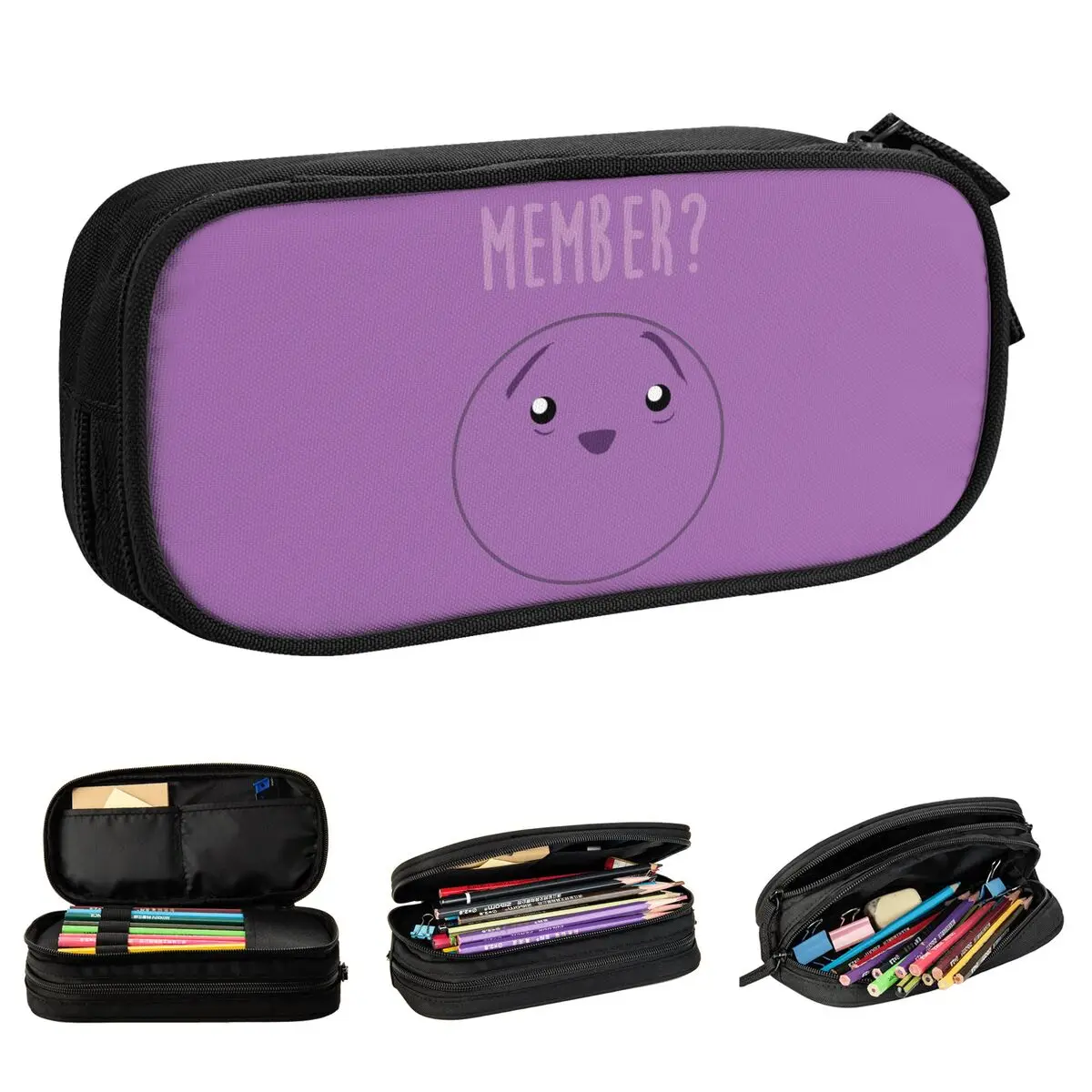 Southpark Fanart Pencil Cases Cartoon Member Berries Pen Bag Girl Boy Large Storage Students School Cosmetic Pencil Box