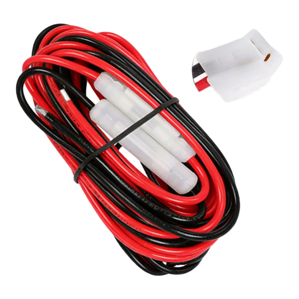 For Car For Mobile Radio Black Radio Cable Radio Power Cable Power 25W To 60W DC Current 20A Max For Kenwood Mobile