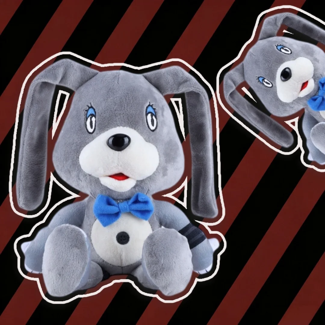 Adorable Walten Files Rocket Plush Toy Soft Stuffed Animal Rabbit Doll Collectible Birthday Xmas Gift for Kids Fans Room Decor