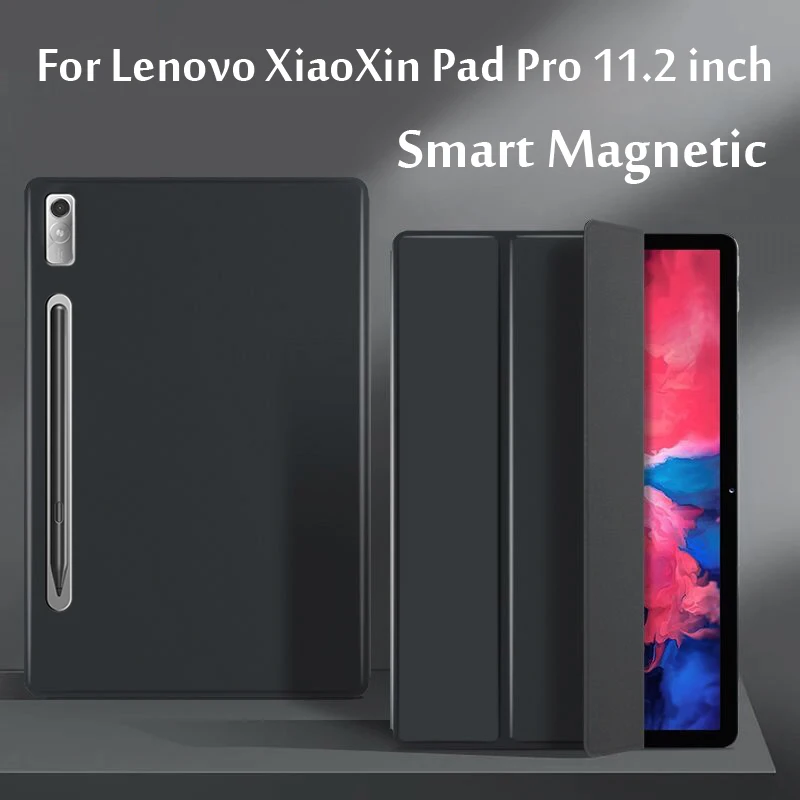 

Смарт-чехол для Lenovo XiaoXin Pad Pro 11,2 дюймов P11 Pro Gen 2 ТБ-132FU 2022 дюймов, защитный чехол с сильной магнитной адсорбцией