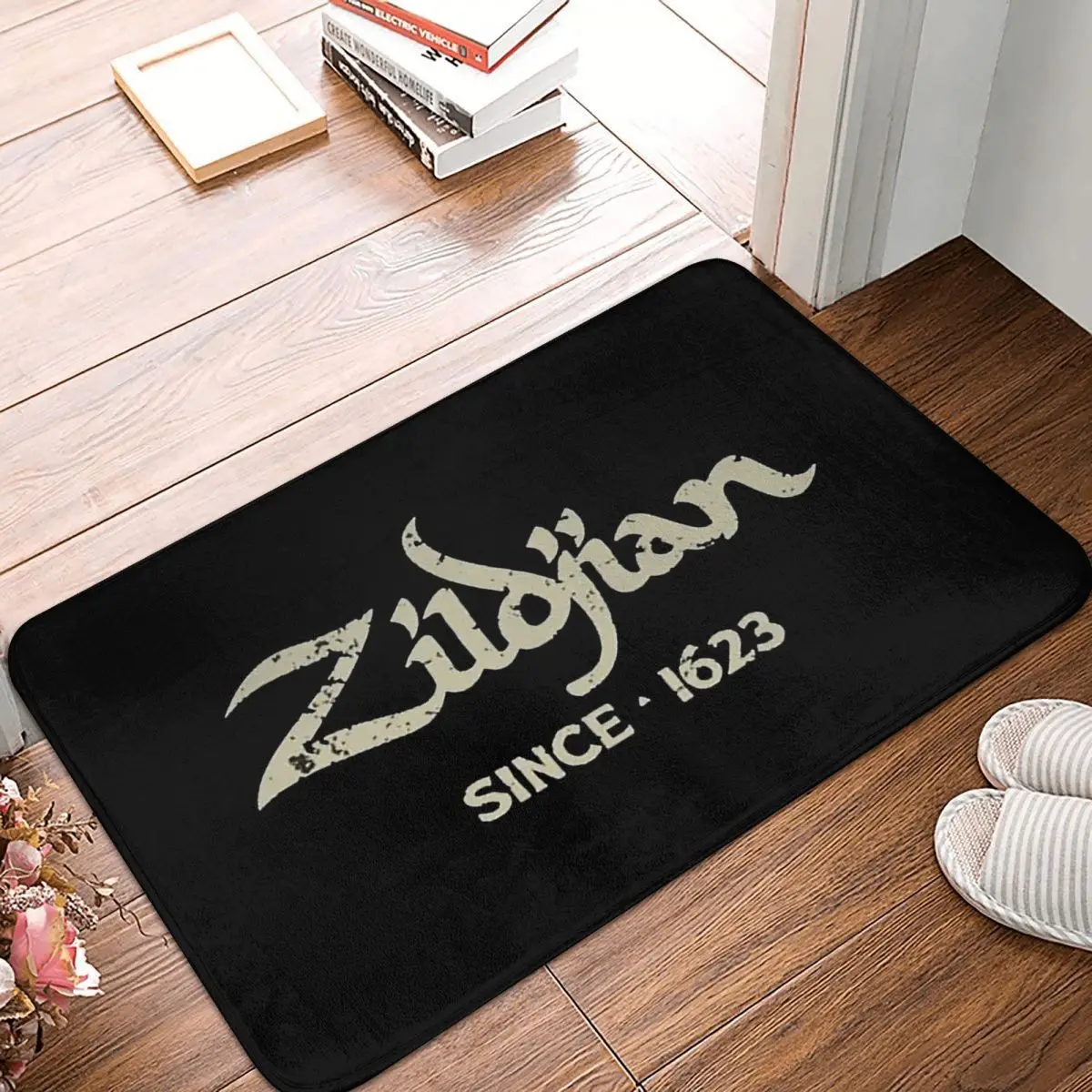 Since 1623 Gold Doormat Kitchen Entrance Home Floor Mat Non-slip Carpet Rug for Bedroom Footpad Mats