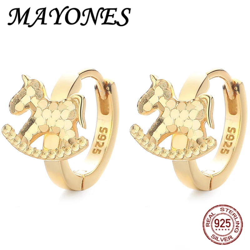 

Серьги-кольца из серебра S925 пробы с уникальным дизайном «Колотый лед» для женщин, модные, роскошные, блестящие украшения, новинка 2026 года