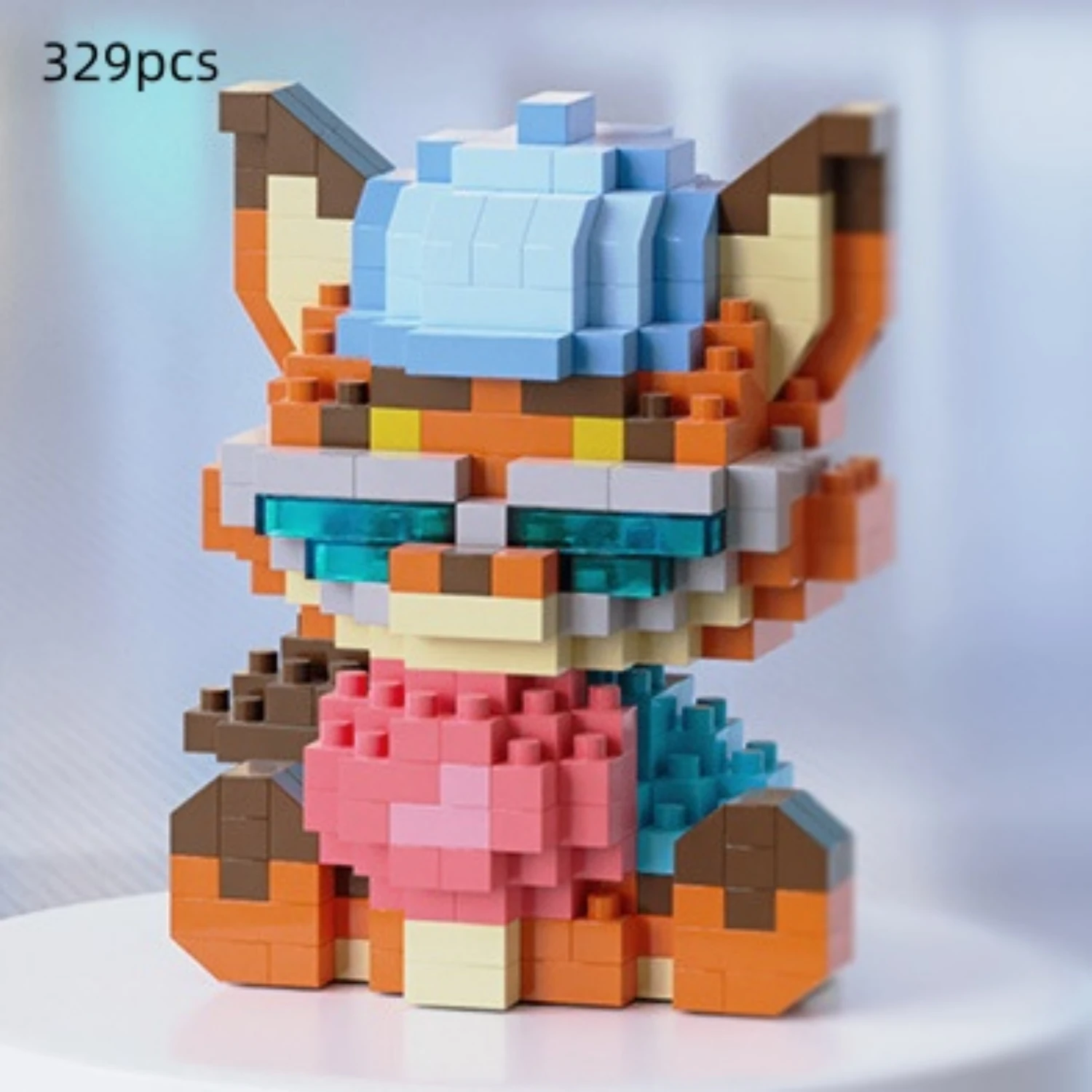 6 cm hoge deeltjesbouwstenen assemblage speelgoed mini desktop ornamenten kamerdecoratie Halloween Kerstmis anime cartoon kawaii