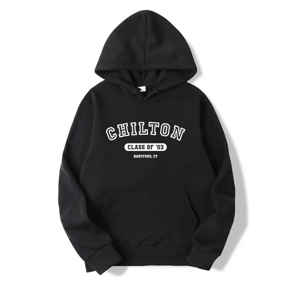 Chilton School Hoodie Gilmore Girl Inspired Hooded Sweatshirt Stars Hollow Fan Hoodies Women Long Sleeve Pullovers Sweatshirts