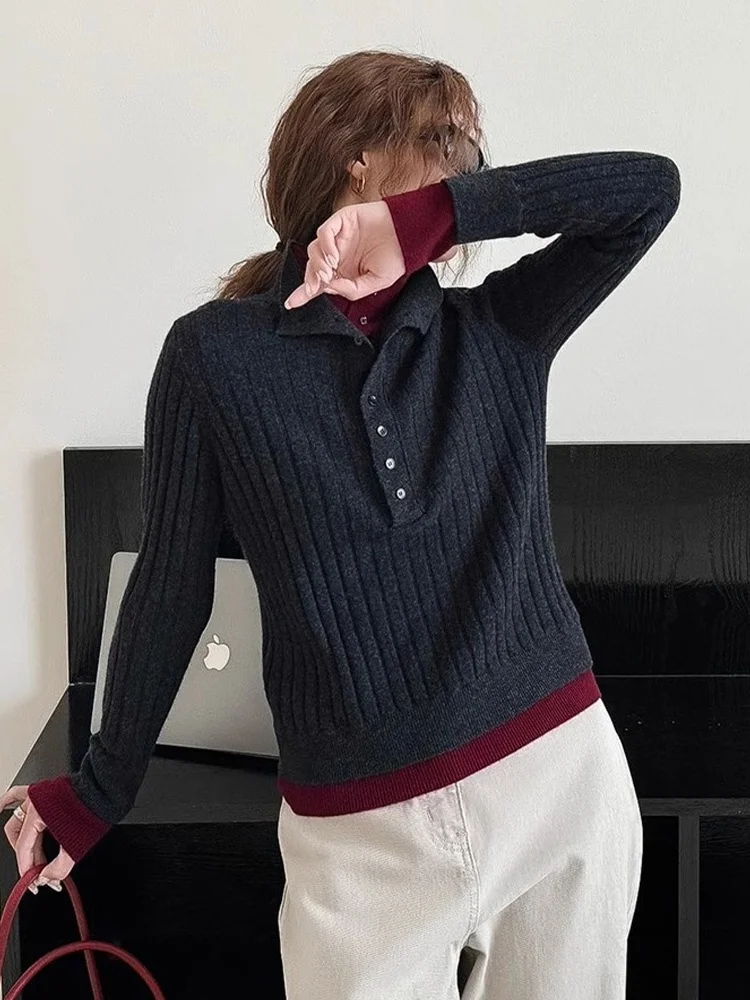 لينة مريحة طويلة Sve محبوك سترة المرأة Faion تخفيف تنوعا اللون Blo تصميم Camere سترة الشعرية لين #2