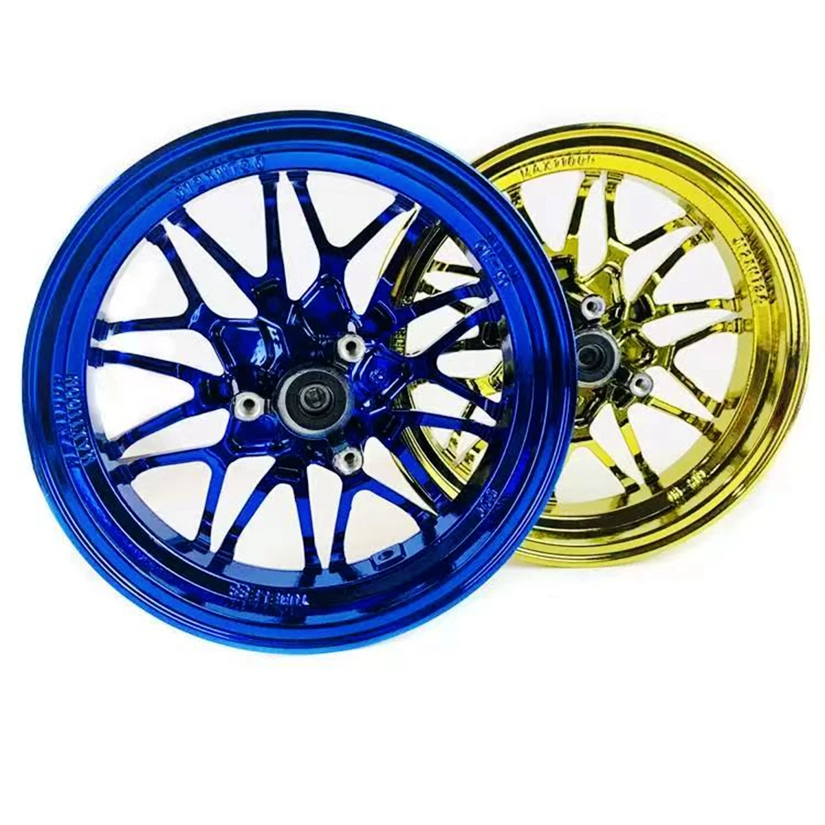 

Universal 12*2.75 Motorcycle BMW Appearance Chrome Plating Modified Front Wheel Rims For BWS RSZ Little Monkey RSZ Niu Ninebot