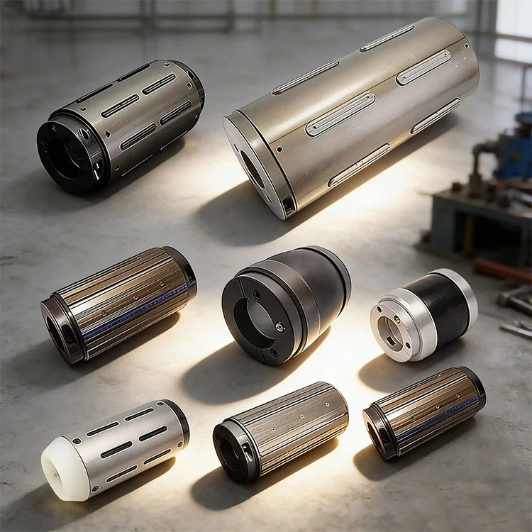Thru Bore Leaf Style Air Chuck - High Load Capacity Expanding air Shaft Adapter Tube for Slitter Rewinder Machine