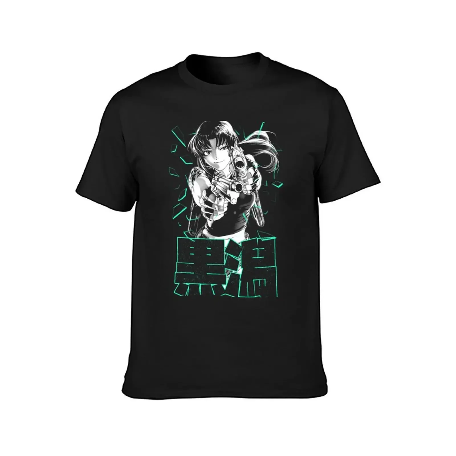 Camiseta Shattered Revy (blanca) para hombre, camisetas de talla grande, camisetas bonitas de nueva edición