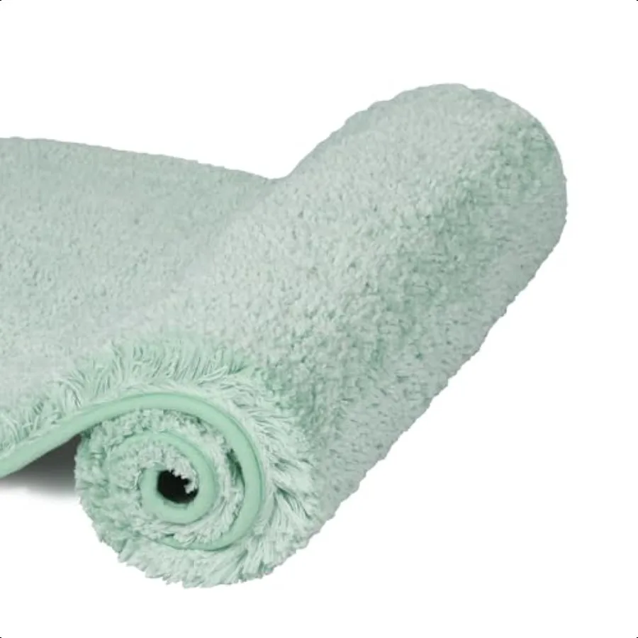 

Нескользящий коврик для ванной Aqua из мягкой микрофибры 16 x 24, душ и ванная комната