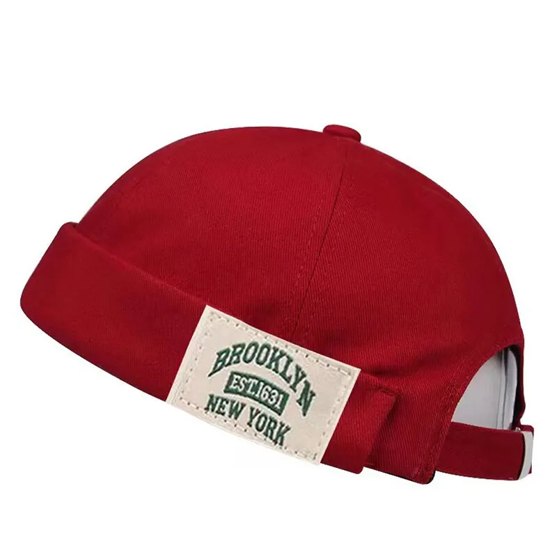 Mężczyźni kobiety BROOKLYN New York kapelusz moda jesienna czapki czapki bawełniane regulowane czapki typu beanie moda uliczna czapki melonowe unisex