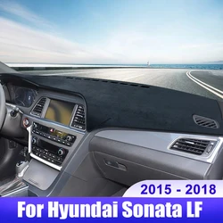 For Hyundai Sonata LF 2015 2016 2017 2018 Car Dashboard Cover Dash Mat Sun Shade Avoid Light Non-slip Pad Interior Accessories