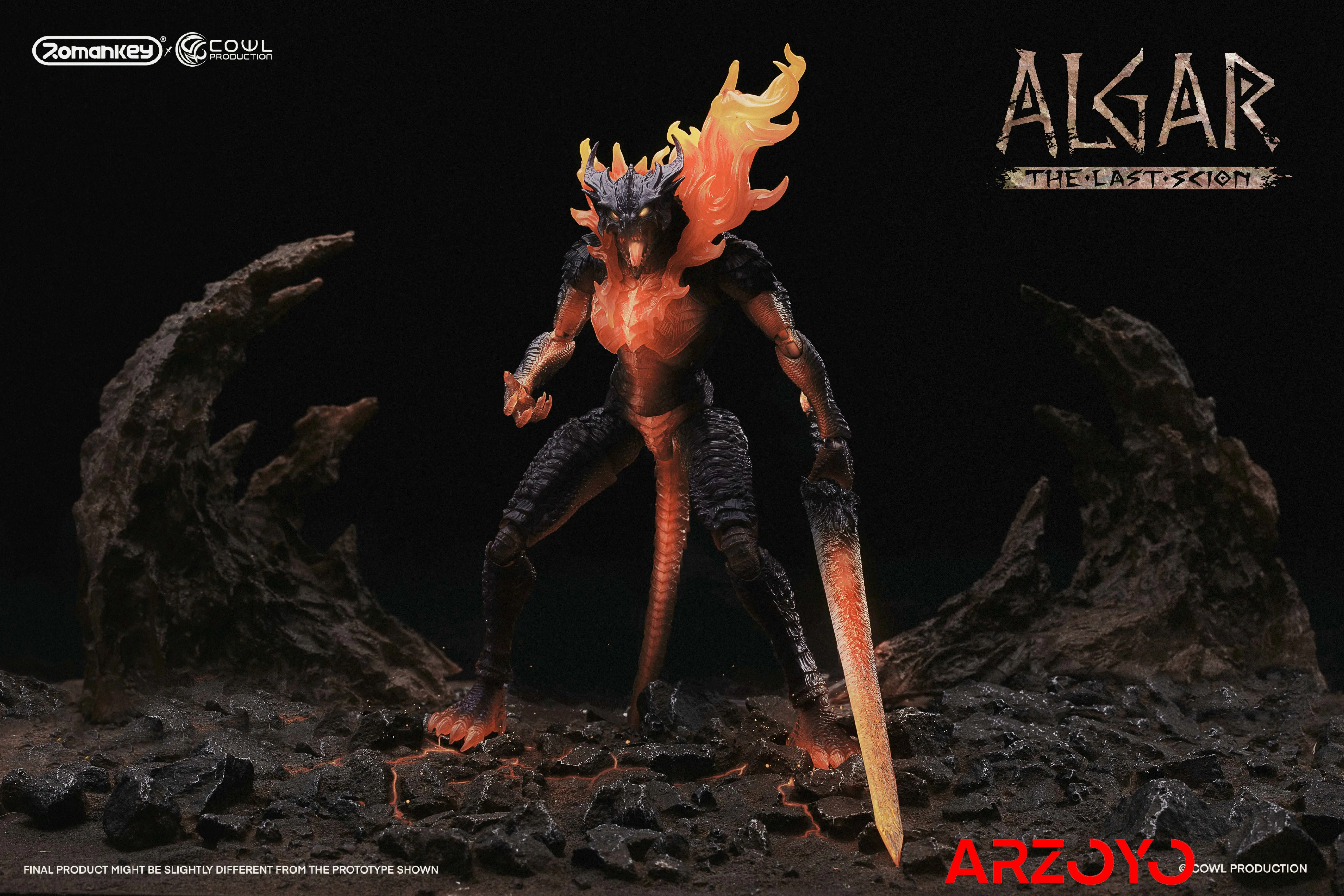 Romankey X COWL 1/12 Scale Algar Last Descendant 18cm Soldier