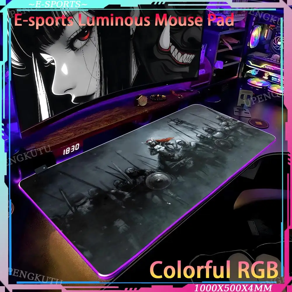 B_Baldur's Gates Mouse Computer RGB Gaming computer cabinet Game console mechanical desk Cute keyboard pad game Cute desk pad