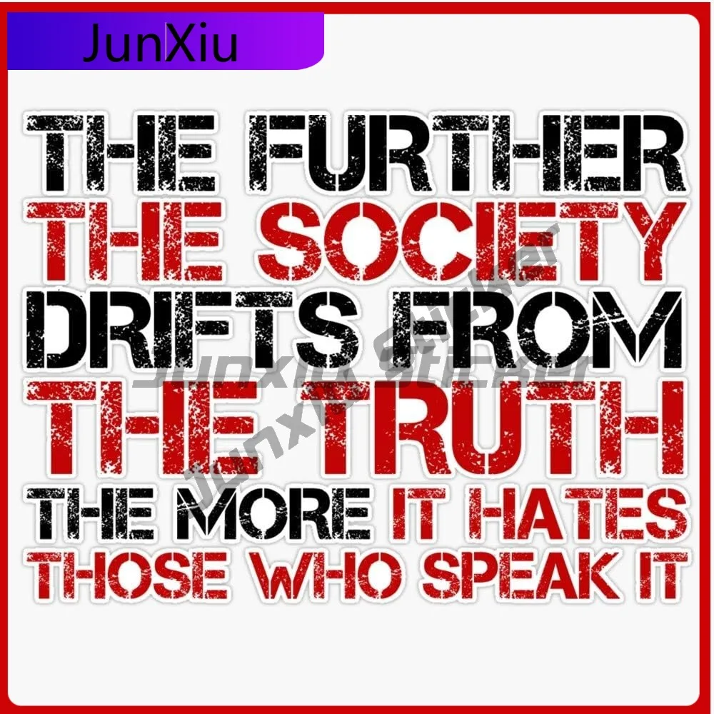 

Quote Free Funny Truck Waterproof Sticker Vinyl Scratch Accessory Trendy Boat Funny Fade Proof Speech Sticker Anti Bumper