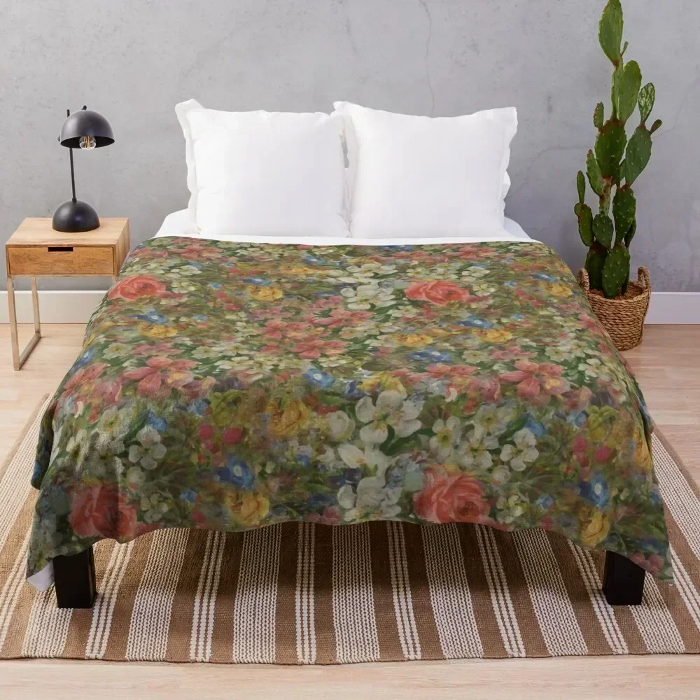 

Pretty. Odd. Flowers Painting Throw Blanket blankets ands Weighted Thermal Blankets Luxury Blankets For Bed