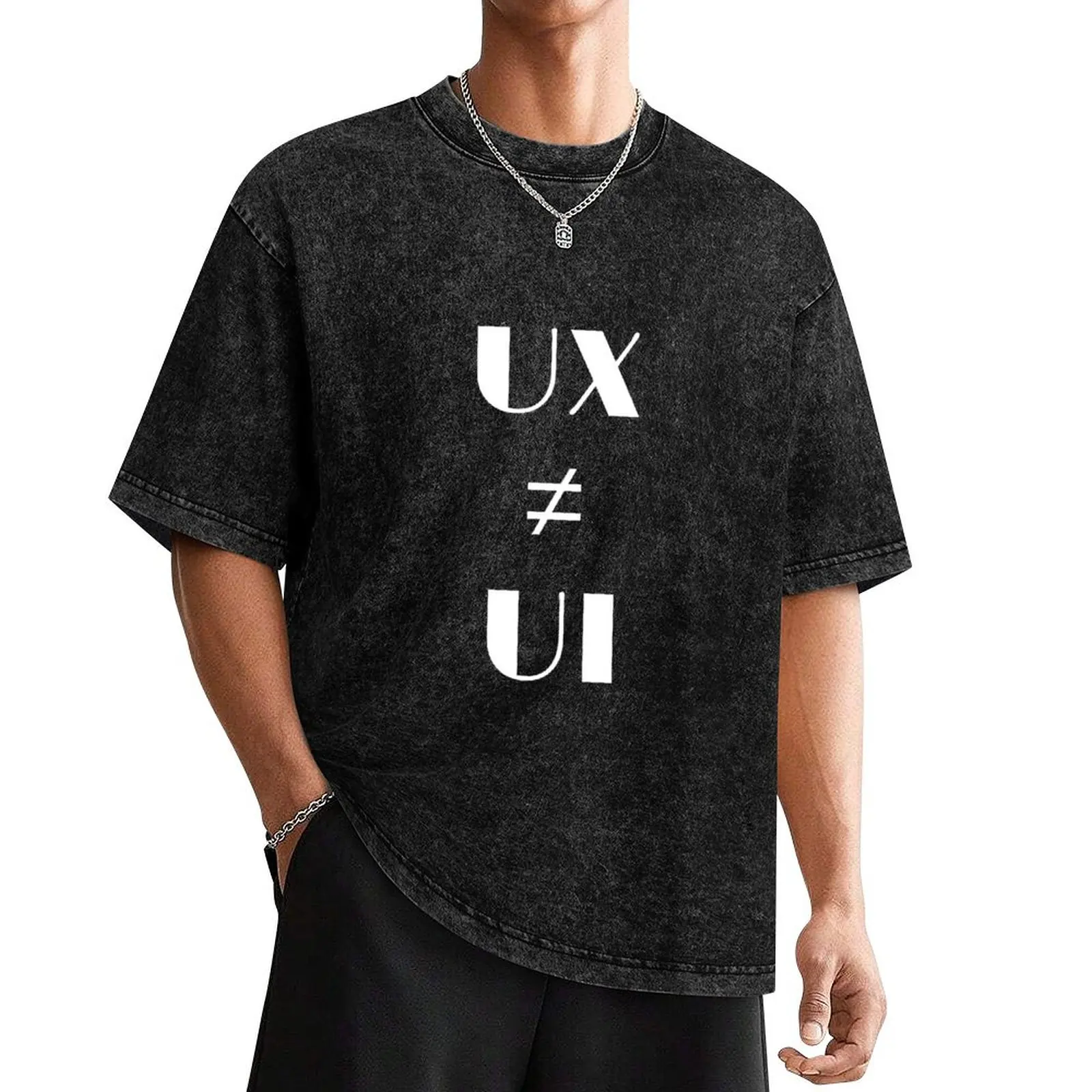 

UX is not the same as UI T-Shirt baggy shirts plain plain white t shirts men