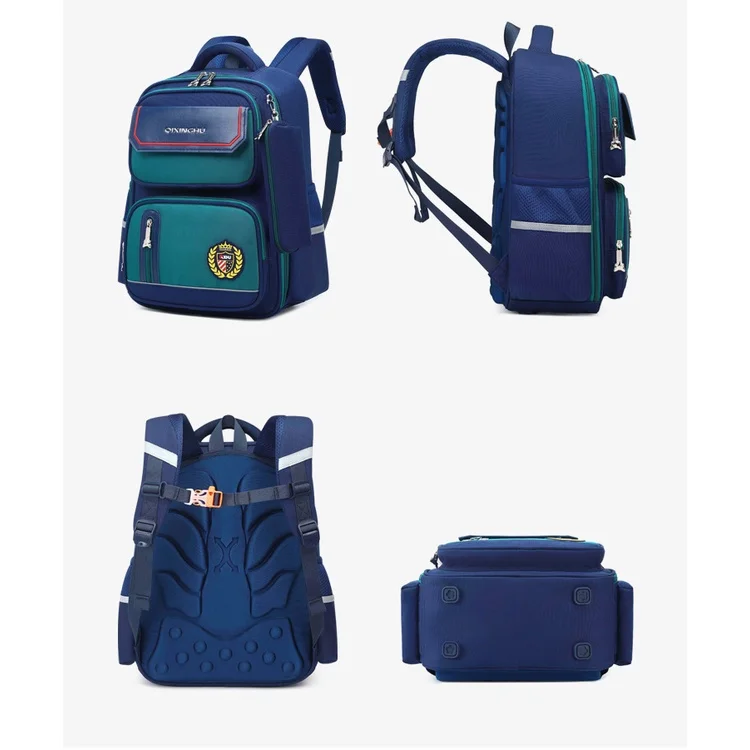 Primary Girl Boy Fashion Cool Simple Large Capacity Backpacks 2022 New Children Korean Style Breathable Schoolbags All-match Hot