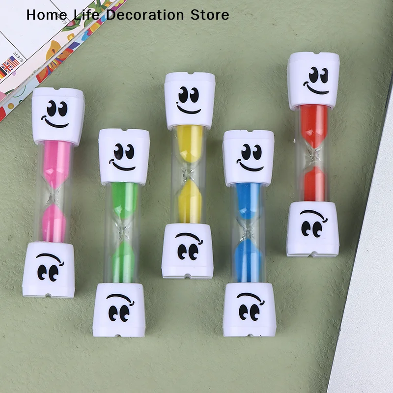 2/3 Minute Hourglasses Timer With Suction Cup Plastic Sand Clock Timers Creative Hourglass Timer Colorful Sand Timers Home Decor