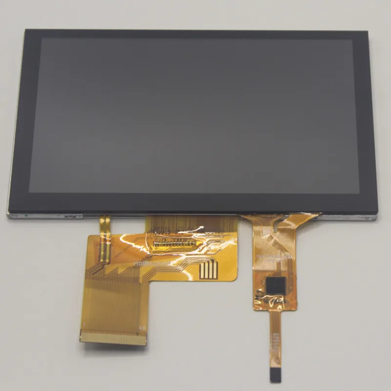 شاشة LCD صناعية تعمل باللمس مقاس 5 بوصات، واجهة 800*480 RGB