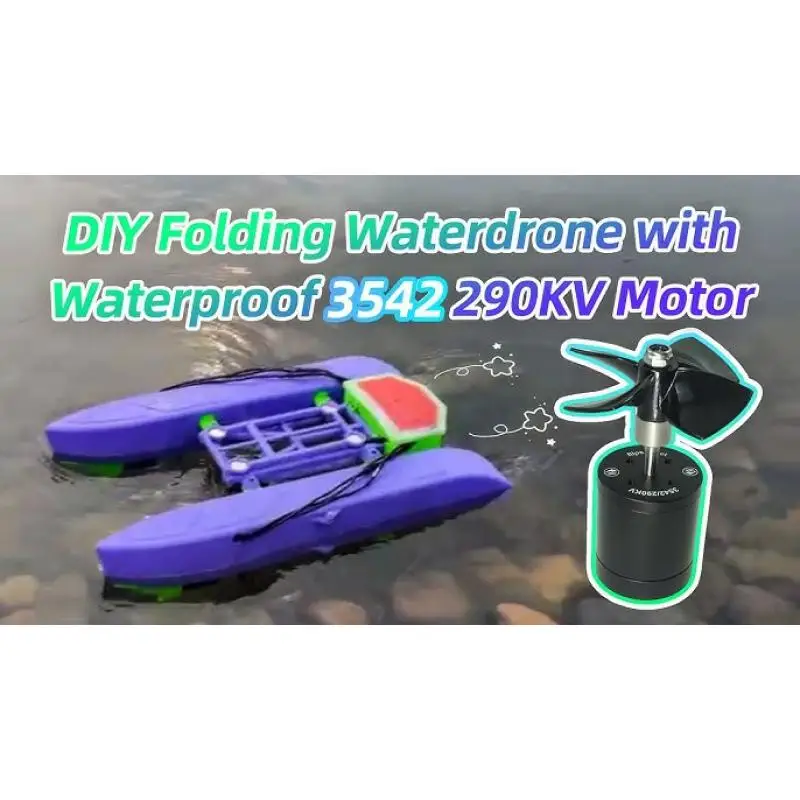 Flipsky 3542 Brushless DC Motor 290KV with Propeller Waterproof for Underwater Robot Eboat Efoil Lifeboat Applications