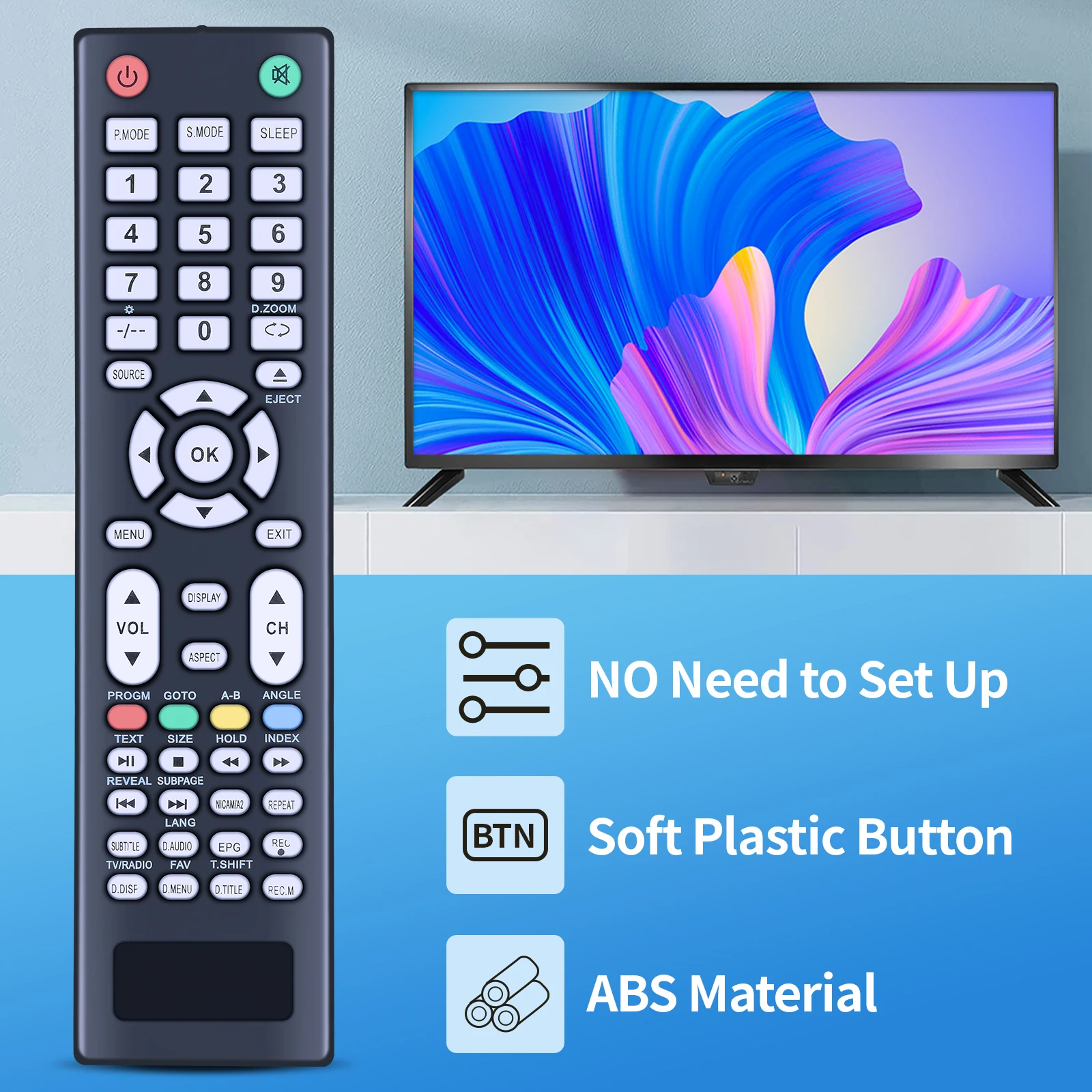 RM-C3212 Remote Control For JVC 4K UHD Smart LED TV RM-C3127 RM-C3128 RM-C3126