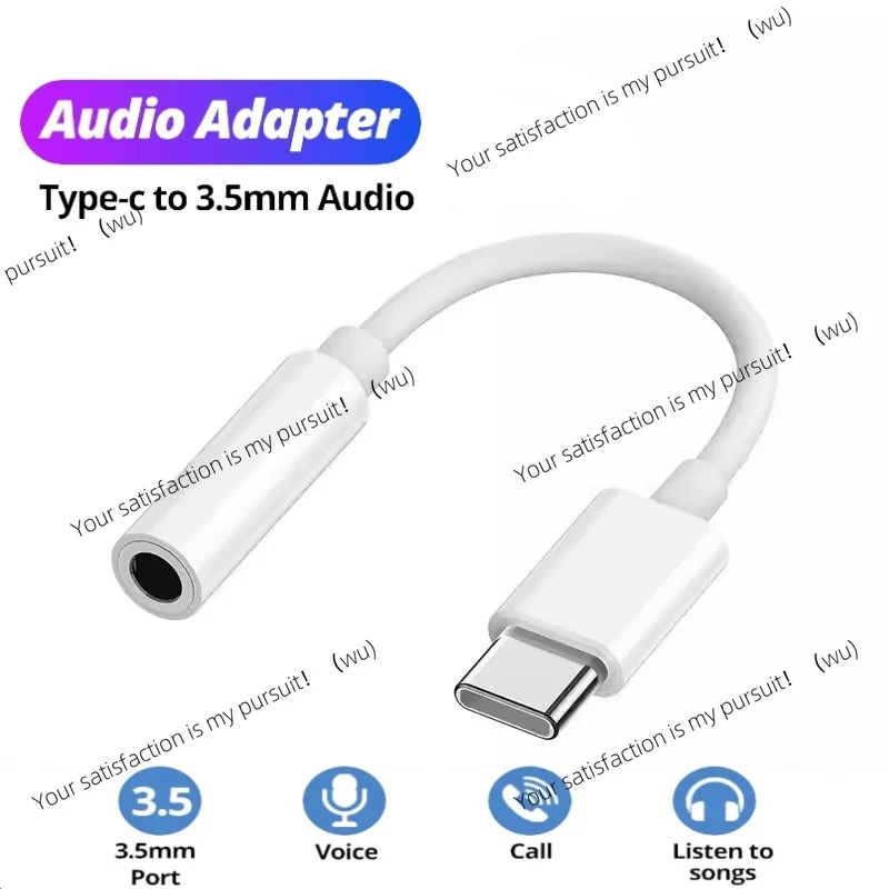 USB Type C To 3.5 Jack Earphone Adapter USB-C 3 5mm Audio Cable Converter For IPhone 15 15 Pro MAX Samsung Galaxy Huawei Xiaomi