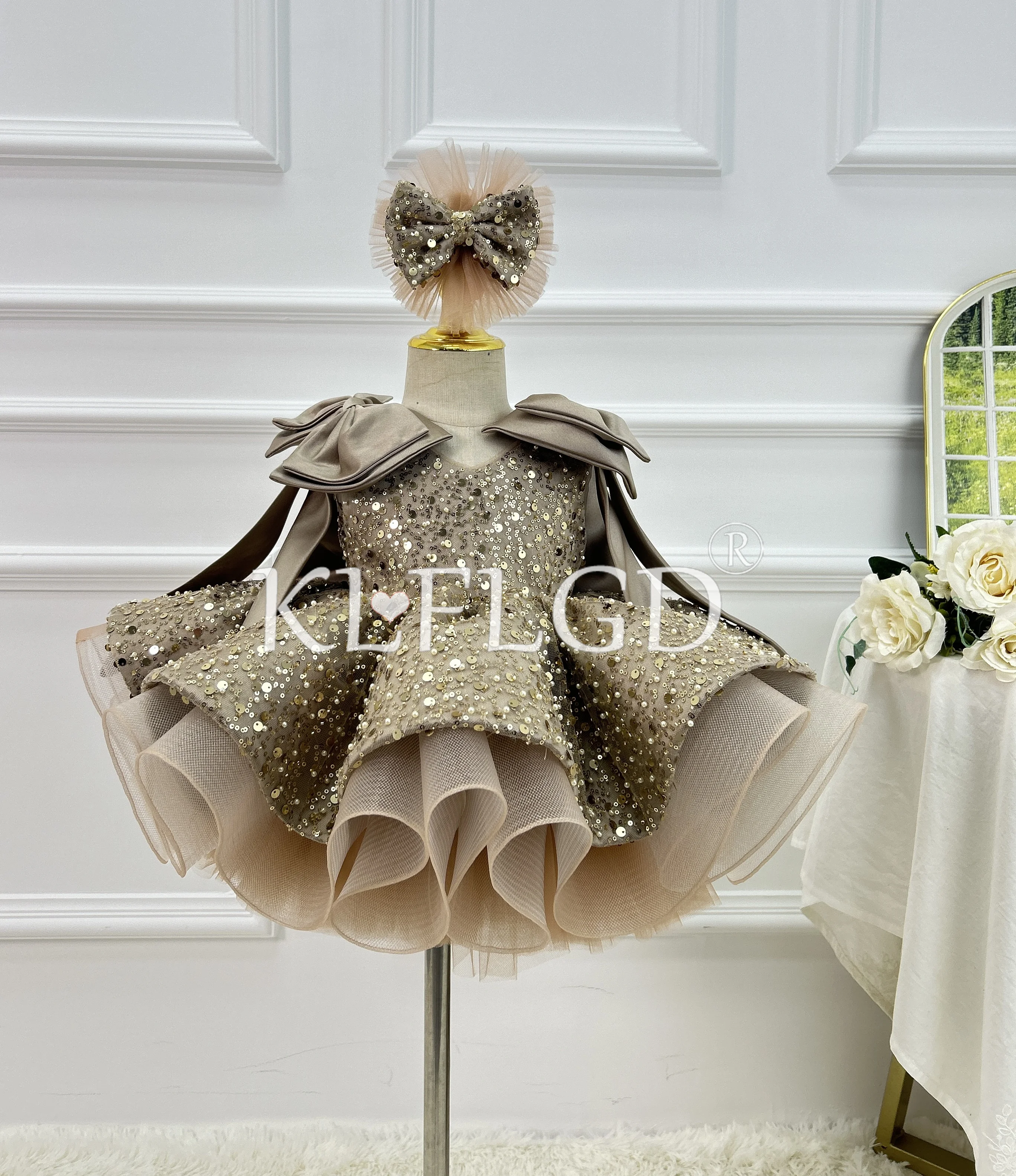 KLFLDG Hot new style sequin bow girl dress gorgeous elegant girl prom evening dress baby girl formal Christmas puffy skirt - AliExpress 1501 KLFLDG Hot new style sequin bow girl dress gorgeous elegant girl prom evening dress baby girl formal Christmas puffy skirt - AliExpress 1501