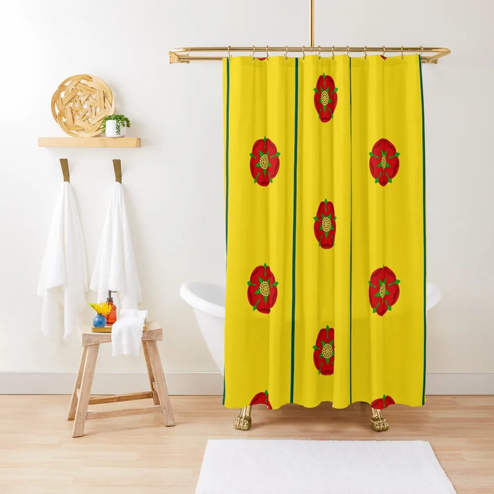 

Flag of Lancashire, Lancashire Flag, Lancashire, Flag Graphic Shower Curtain Bathtub Curtain