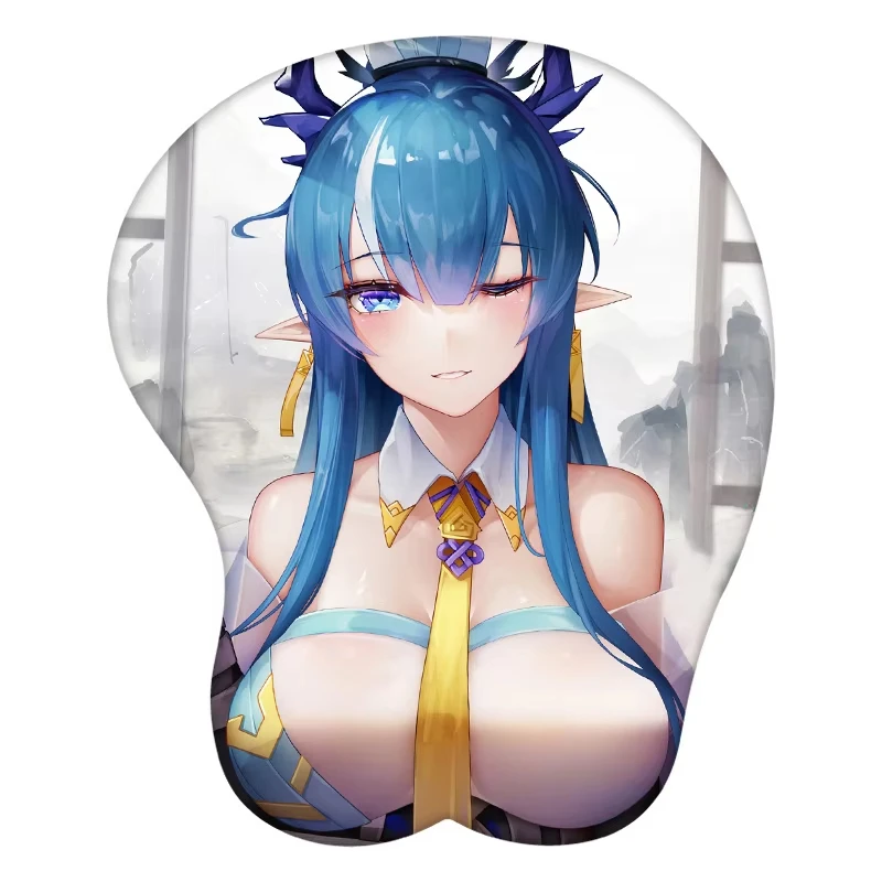 

Ling Arknights 3D Mouse Pad Anime Mousepad Wrist Rest Silicone Sexy Creative Gaming Mat Gift